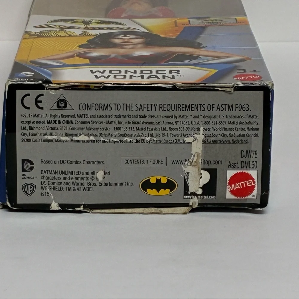 WONDER WOMAN 2015 DC JUSTICE LEAGUE Action Figure Vintage 12in